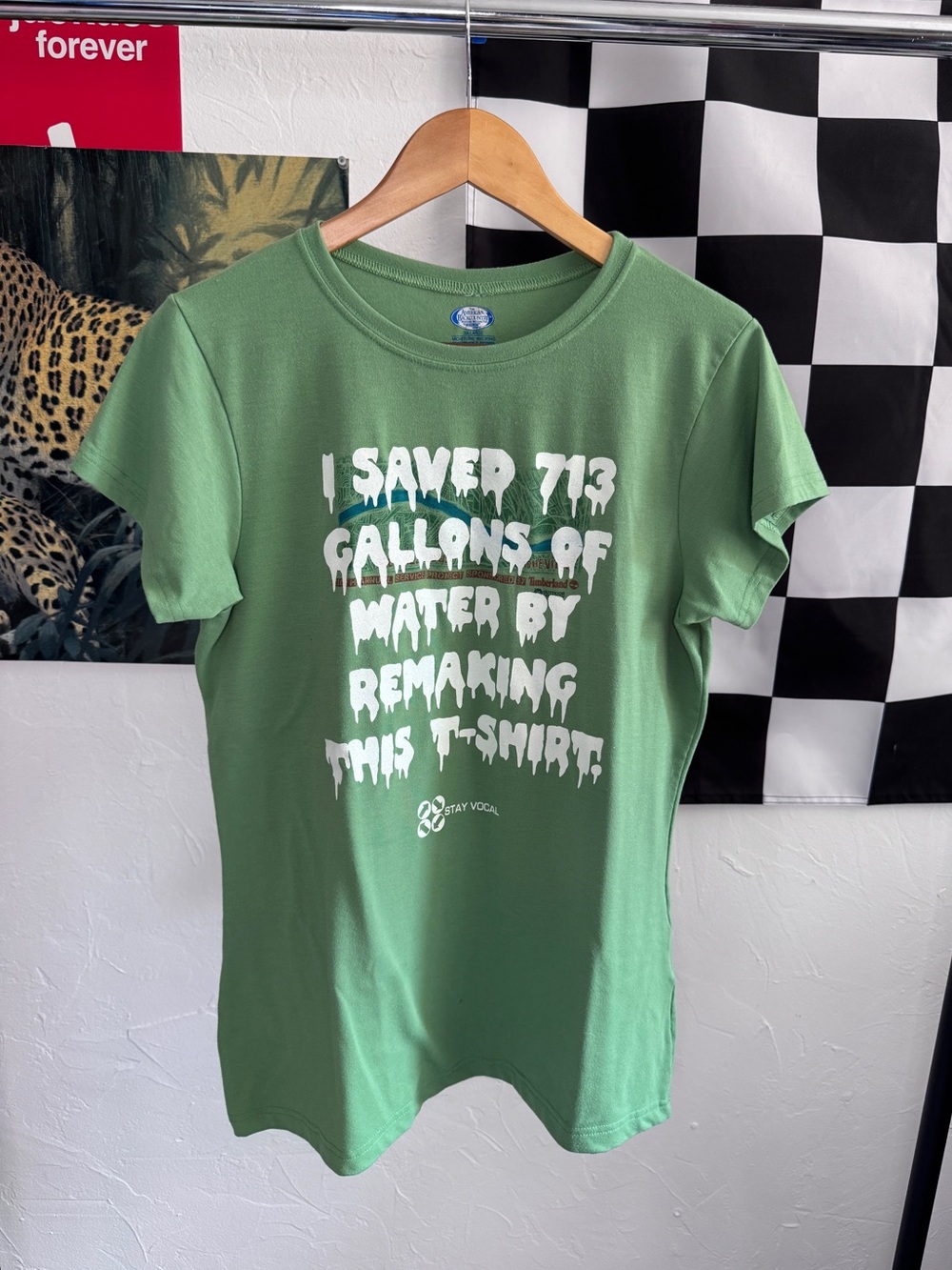 Upcycled Stay Vocal tee